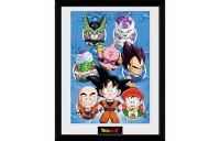 Dragonball Z Chibi Characters - 16 x 12 Inches Framed Photographic - Clearance Sale
