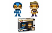 DC Blue Beetle &amp; Booster Gold Metallic 2 Pack EXC Funko Pop! Vinyls - Clearance Sale