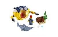 LEGO City: 4+ Ocean Mini-Submarine Deep Sea Set (60263) - Clearance Sale