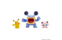 Pokemon Battle 3 Pack - Pikachu, Loudred and Jigglypuff - Clearance Sale