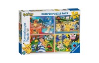 Ravensburger Pokémon 4 x 100 Piece Bumper Jigsaw Puzzle Pack - Clearance Sale