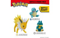 Pokémon Munchlax, Squirtle and Jotleon Battle Figure 3 Pack - Clearance Sale