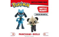 Pokémon Pancham &amp; Riolu Battle Figures - Clearance Sale