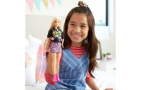 Barbie Fashionista Rock T Pink Lip Skirt Doll - Clearance Sale