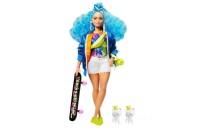 Barbie Extra Doll with Skateboard and 2 Pet Kitten Toys - Clearance Sale
