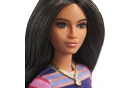 Barbie Fashionista Doll 147 Striped Long Sleeve Dress - Clearance Sale