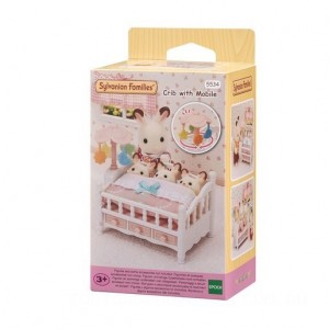 Sylvanian Families: Crib with Mobile - Clearance Sale