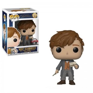 Fantastic Beasts 2 Newt with Postcard EXC Funko Pop! Vinyl - Clearance Sale