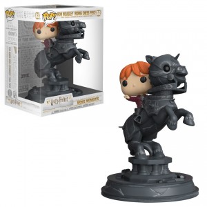 Harry Potter Ron Riding Chess Piece Funko Pop! Movie Moment Figure - Clearance Sale