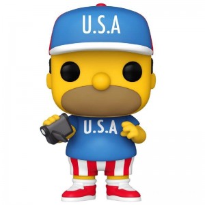 Simpsons USA Homer Funko Pop! Vinyl - Clearance Sale