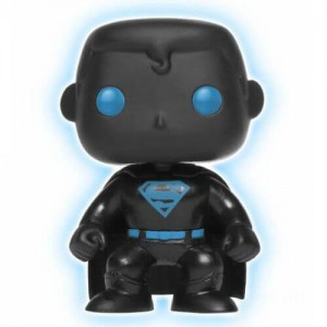 DC Justice League Superman Glow in the Dark Silhouette EXC Funko Pop! Vinyl - Clearance Sale