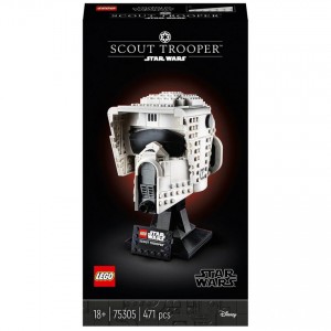 LEGO Star Wars: Scout Trooper Helmet Set for Adults (75305) - Clearance Sale