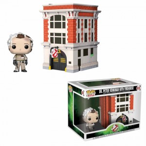 Ghostbusters Peter with Firehouse Funko Pop! Town - Clearance Sale