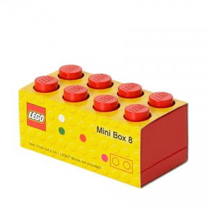 LEGO Mini Box 8 - Bright Red - Clearance Sale
