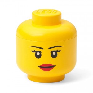 LEGO Storage Mini Head - Girl - Clearance Sale