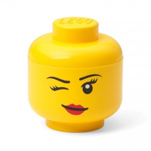 LEGO Storage Mini Head - Winky - Clearance Sale