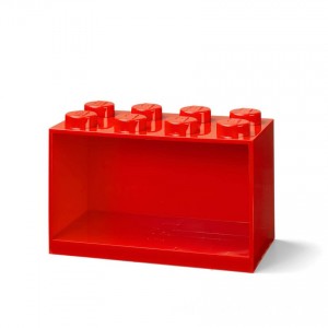LEGO Storage Brick Shelf 8 - Red - Clearance Sale