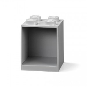 LEGO Storage Brick Shelf 4 - Grey - Clearance Sale