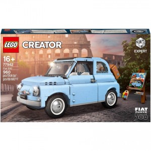 LEGO Creator Expert Fiat 500 Baby Blue Collectable Model (77942) - Clearance Sale