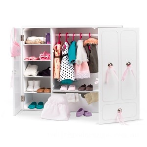 Our Generation Wooden Wardrobe - Clearance Sale