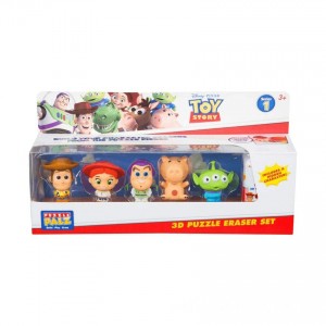 3D Puzzle Eraser Set 6 Pack - Toy Story 4 - Clearance Sale