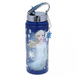Disney Frozen Ice Queen Aluminium 710ml Sports Drinking Bottle - Clearance Sale