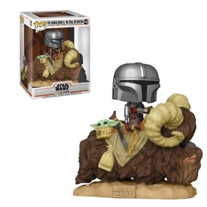 Star Wars The Mandalorian on Bantha with The Child (Baby Yoda) Funko Pop! Vinyl - Clearance Sale