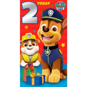 PAW Patrol Age 2 Birthday Card Assortment on Sale
