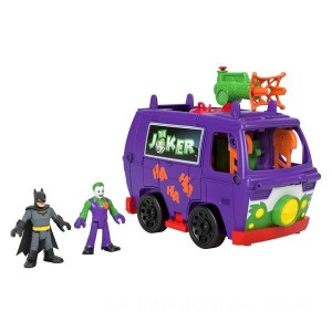 Imaginext DC Super Friends: Joker Van Headquarters with Batman and Joker Figures on Sale