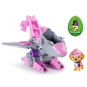 PAW Patrol Dino Rescue Skye’s Deluxe Rev Up Vehicle with Mystery Dinosaur Figure on Sale