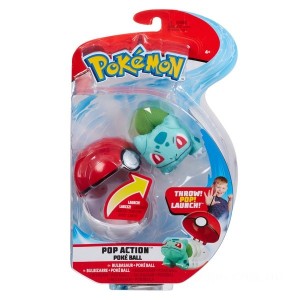 Pokémon PopAction Bulbasaur Pokéball - Clearance Sale