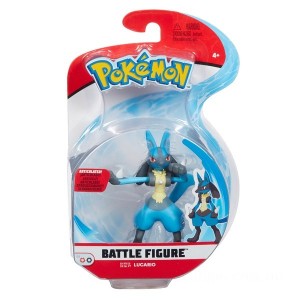 Pokémon Lucario Battle Figure - Clearance Sale
