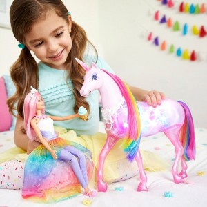 Barbie Dreamtopia Magical Lights Unicorn - Clearance Sale