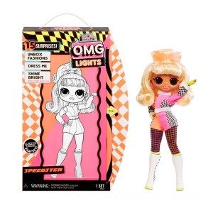 L.O.L. Surprise! O.M.G. Lights Speedster Fashion Doll with 15 Surprises - Clearance Sale