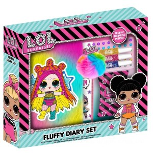 L.O.L Surprise! Fluffy Diary Set - Clearance Sale