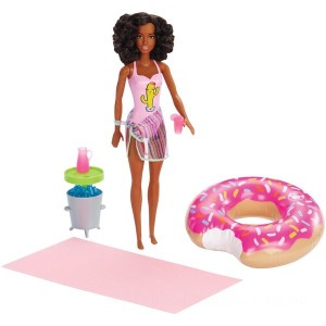 Barbie Pool Party Doll - Brunette - Clearance Sale