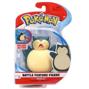 Pokémon Snorlax 11cm Battle Feature Figure - Clearance Sale