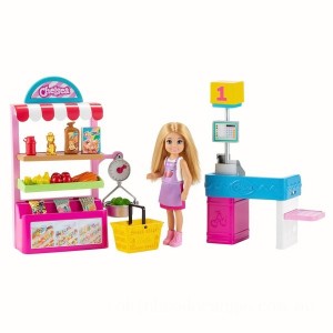 Barbie Chelsea Can Be Snack Stand Playset and Doll - Clearance Sale