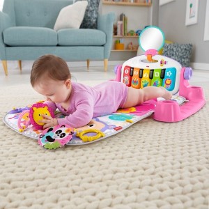 Fisher-Price Piano Baby Play Mat and Play Gym Pink - Clearance Sale