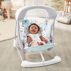 Fisher-Price Take-Along Baby Swing &amp; Seat - Terrazzo - Clearance Sale