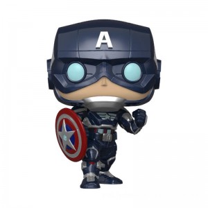 Marvel Avengers Game Captain America (Stark Tech Suit) Funko Pop! Vinyl - Clearance Sale