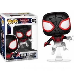 Marvel Spider-Man: Into The Spiderverse Miles Morales Translucent EXC Funko Pop! Vinyl - Clearance Sale