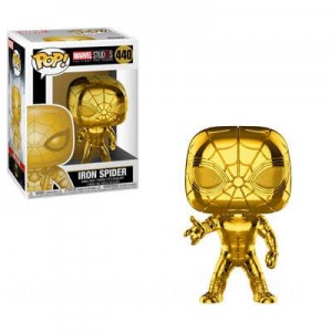 Marvel MS 10 Iron Spider Gold Chrome Funko Pop! Vinyl - Clearance Sale