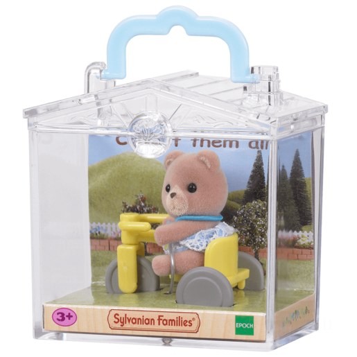 Sylvanian Families Baby Carry Case - Bear on Tricycle - Clearance Sale