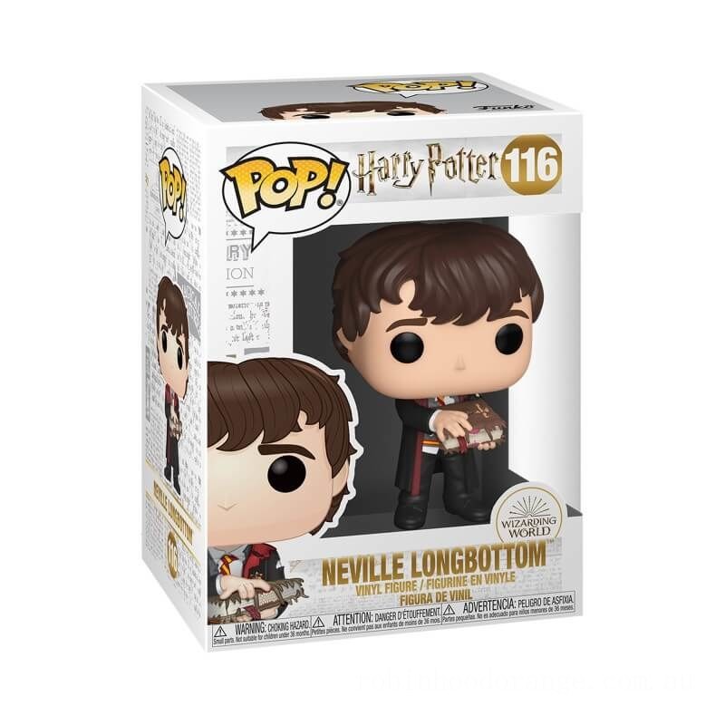 Harry Potter Neville with Monster Book Funko Pop! Vinyl - Clearance Sale