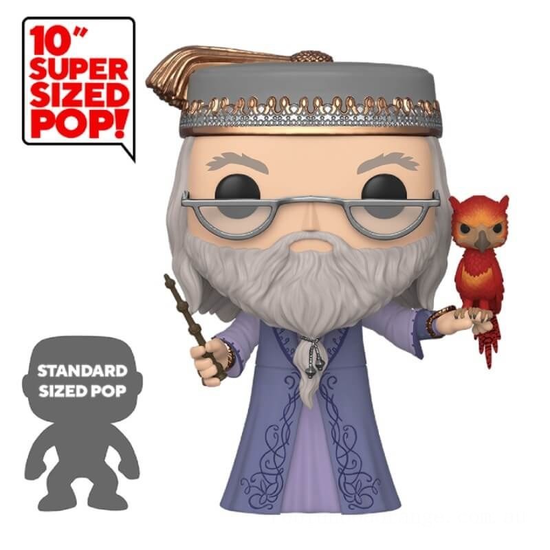 Harry Potter Dumbledore with Fawkes 10-Inch Funko Pop! Vinyl - Clearance Sale
