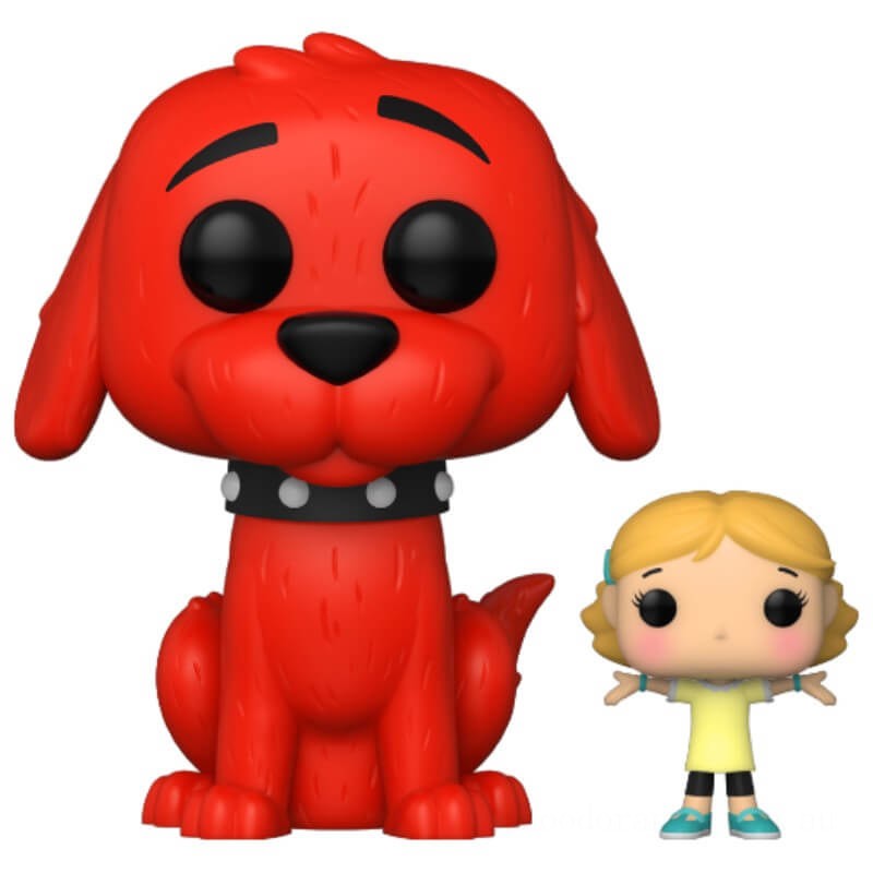 Clifford with Emily Pop! Vinyl Figure - Clearance Sale