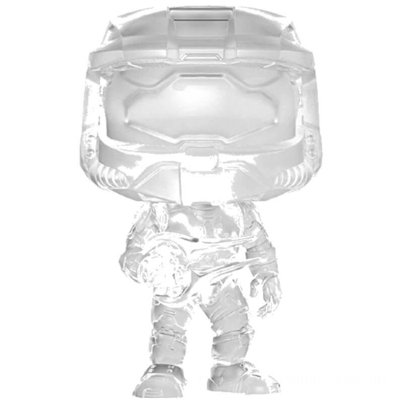 Halo Master Chief with Energy Sword Translucent EXC Funko Pop! Vinyl - Clearance Sale