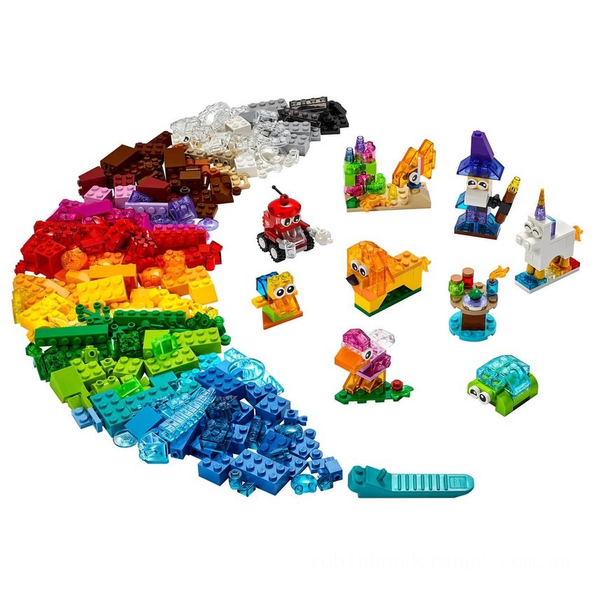 LEGO Classic: Creative Transparent Bricks Medium Set (11013) - Clearance Sale