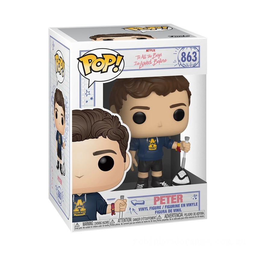 To all the Boys I've Loved Before Peter with Scrunchie Funko Pop! Vinyl - Clearance Sale